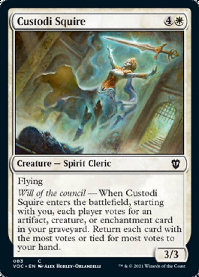 Custodi Squire [Innistrad: Crimson Vow Commander] | Exor Games Truro