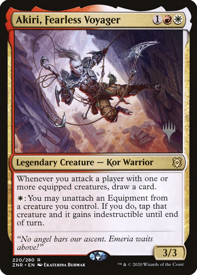 Akiri, Fearless Voyager (Promo Pack) [Zendikar Rising Promos] | Exor Games Truro