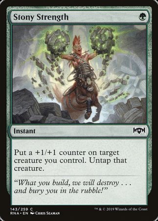Stony Strength [Ravnica Allegiance] | Exor Games Truro