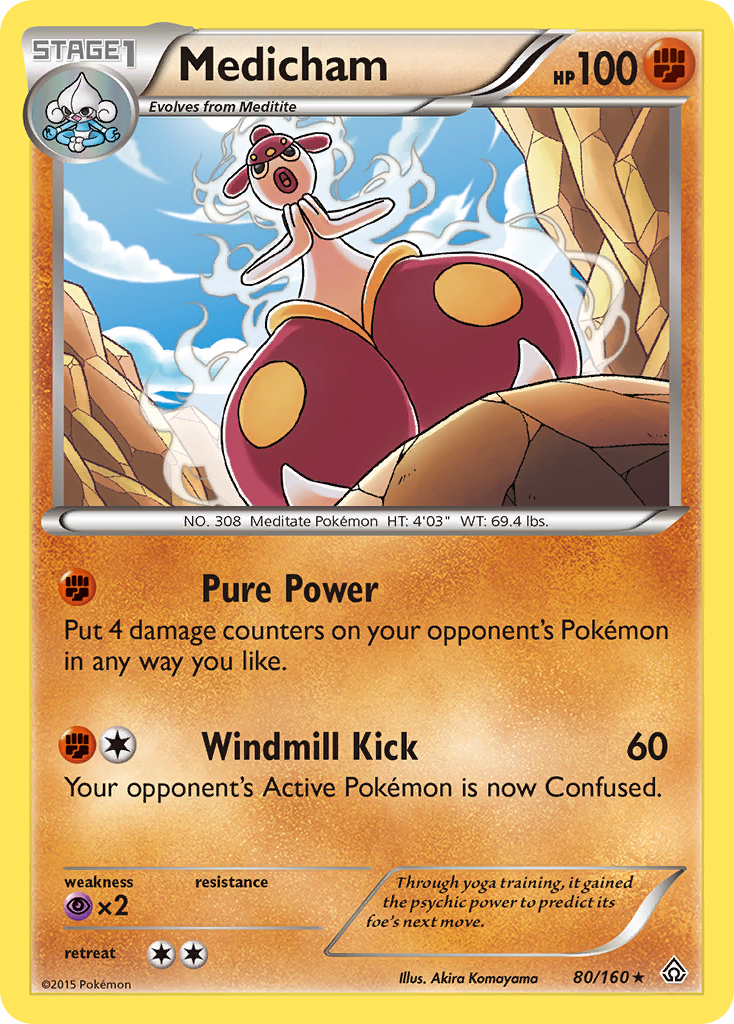 Medicham (80/160) [XY: Primal Clash] | Exor Games Truro