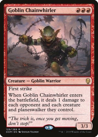 Goblin Chainwhirler [Dominaria] | Exor Games Truro