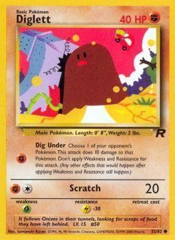 Diglett (52/82) [Team Rocket Unlimited] | Exor Games Truro