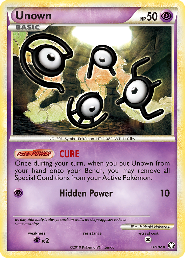 Unown (51/102) [HeartGold & SoulSilver: Triumphant] | Exor Games Truro