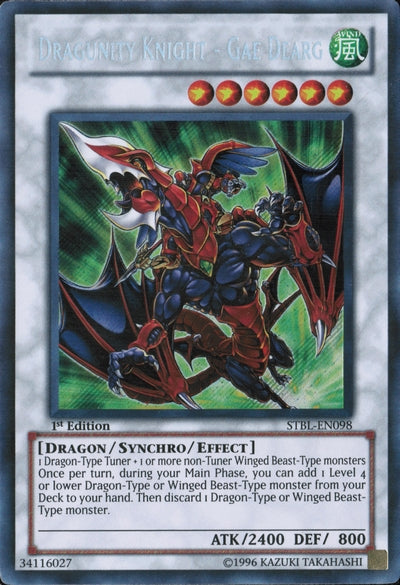 Dragunity Knight - Gae Dearg [STBL-EN098] Secret Rare | Exor Games Truro