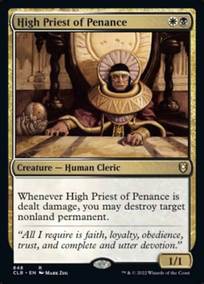 High Priest of Penance [Commander Legends: Battle for Baldur's Gate] | Exor Games Truro