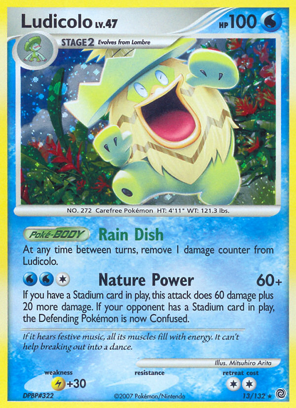 Ludicolo (13/132) [Diamond & Pearl: Secret Wonders] | Exor Games Truro