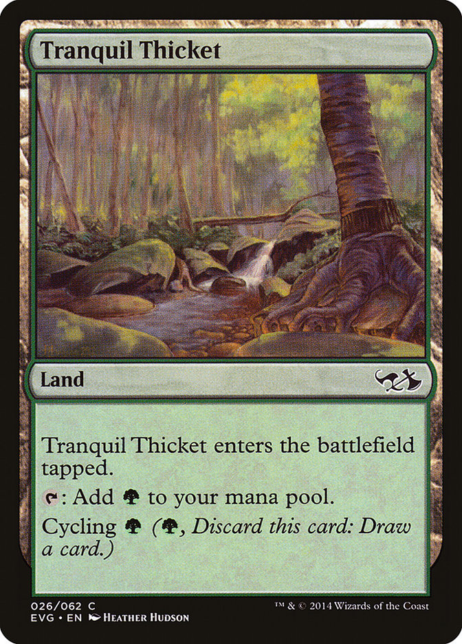 Tranquil Thicket (Elves vs. Goblins) [Duel Decks Anthology] | Exor Games Truro