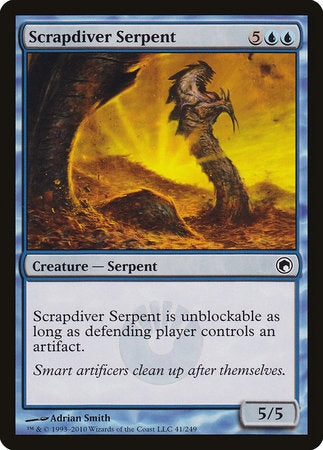 Scrapdiver Serpent [Scars of Mirrodin] | Exor Games Truro