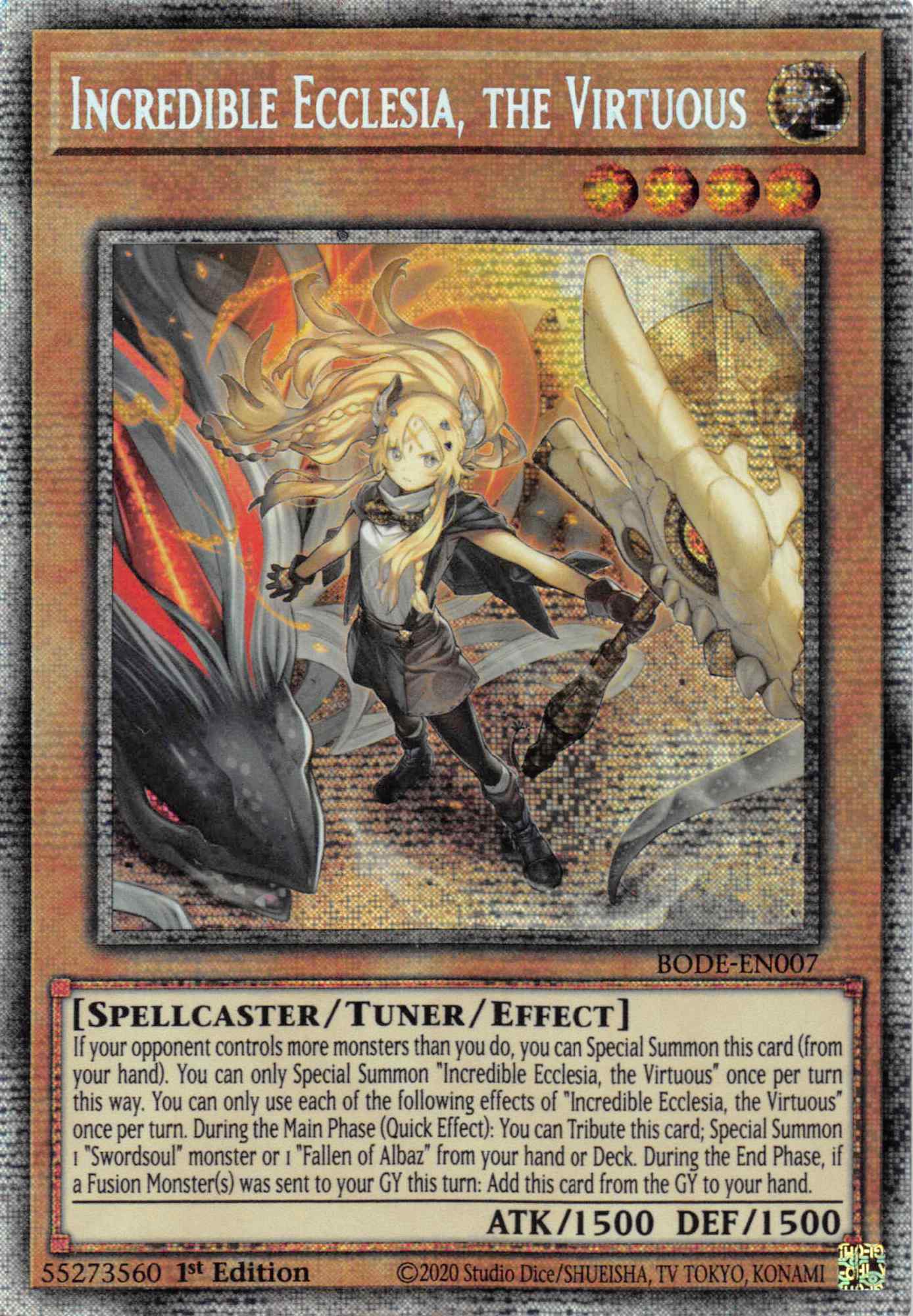 Incredible Ecclesia, the Virtuous [BODE-EN007] Starlight Rare | Exor Games Truro