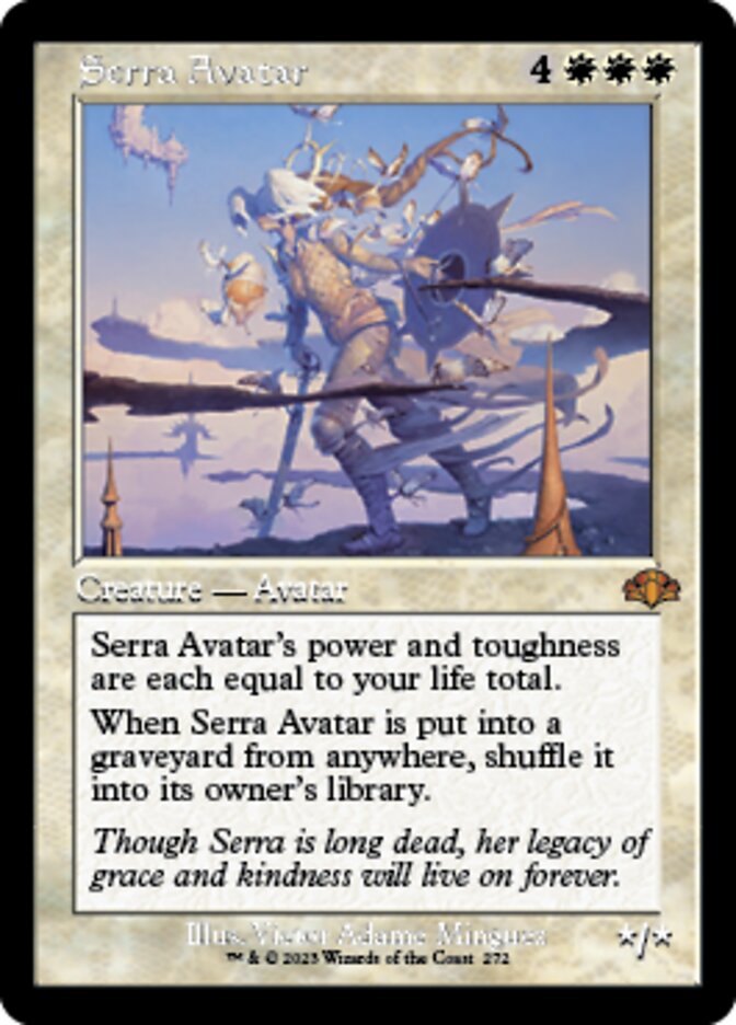 Serra Avatar (Retro) [Dominaria Remastered] | Exor Games Truro