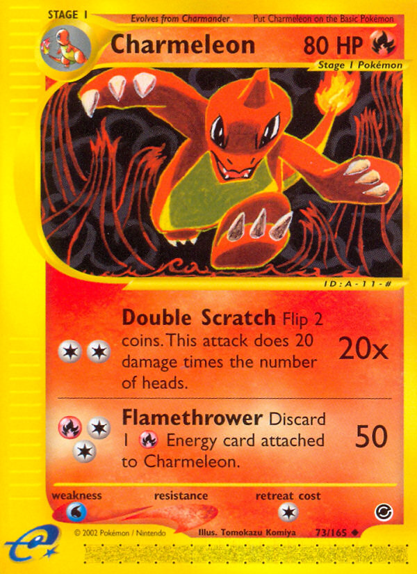 Charmeleon (73/165) [Expedition: Base Set] | Exor Games Truro