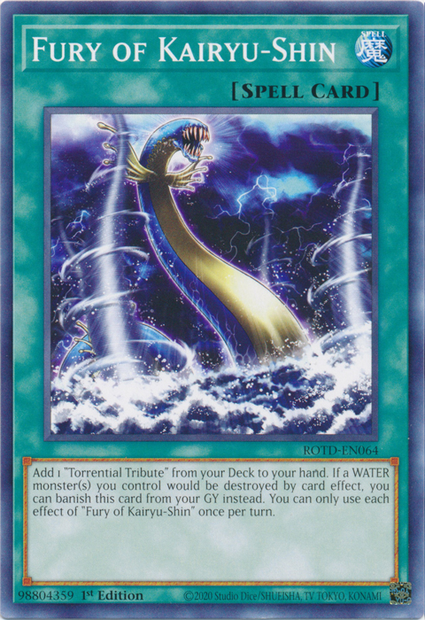 Fury of Kairyu-Shin [ROTD-EN064] Common | Exor Games Truro