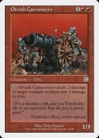 Orcish Cannoneers [Deckmasters] | Exor Games Truro