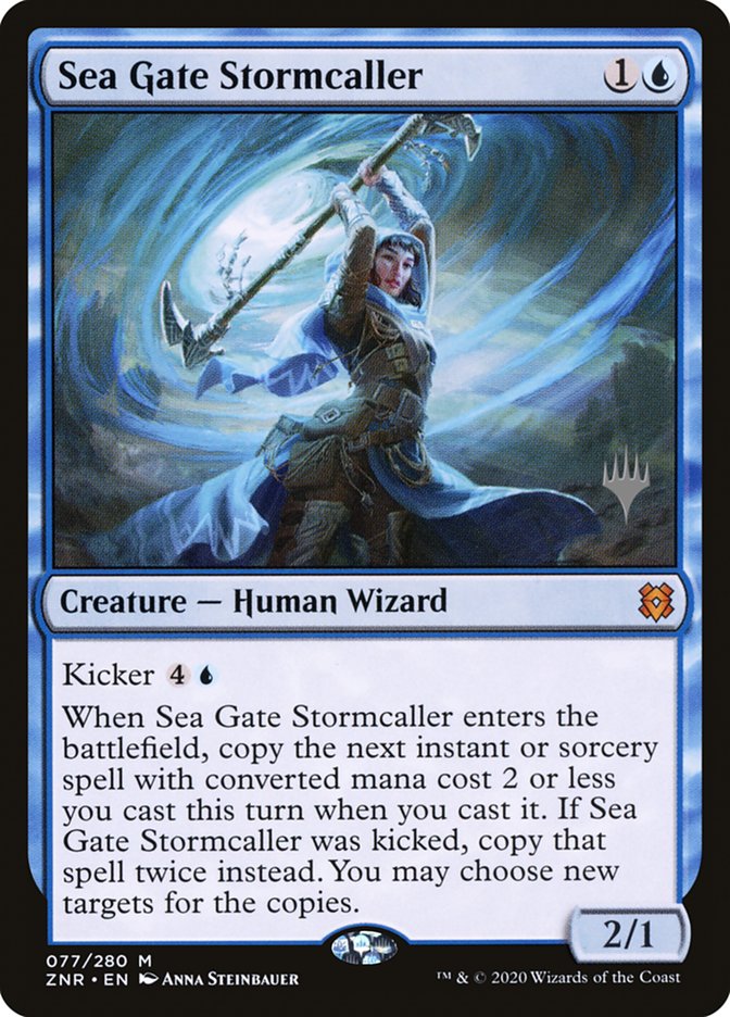 Sea Gate Stormcaller (Promo Pack) [Zendikar Rising Promos] | Exor Games Truro