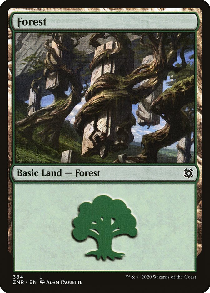 Forest (384) [Zendikar Rising] | Exor Games Truro