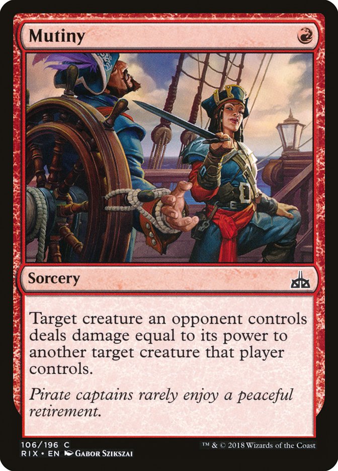 Mutiny [Rivals of Ixalan] | Exor Games Truro