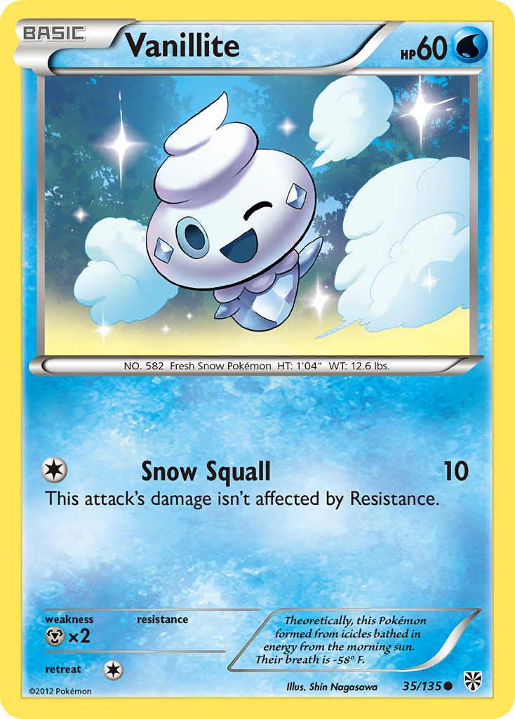 Vanillite (35/135) [Black & White: Plasma Storm] | Exor Games Truro