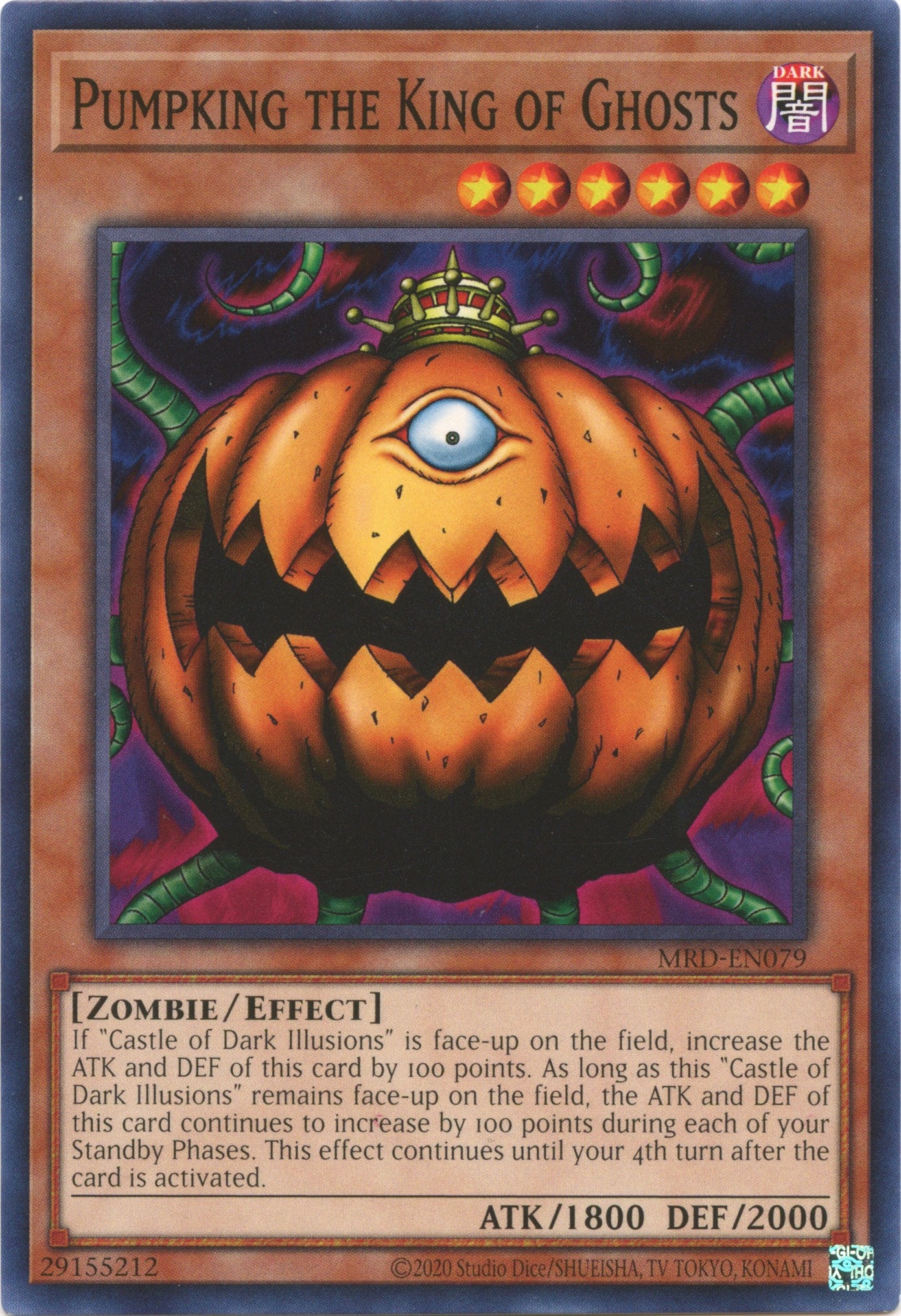 Pumpking the King of Ghosts (25th Anniversary) [MRD-EN079] Common | Exor Games Truro