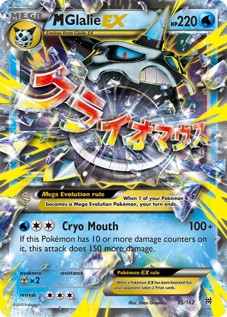 M Glalie EX (35/162) [XY: BREAKthrough] | Exor Games Truro