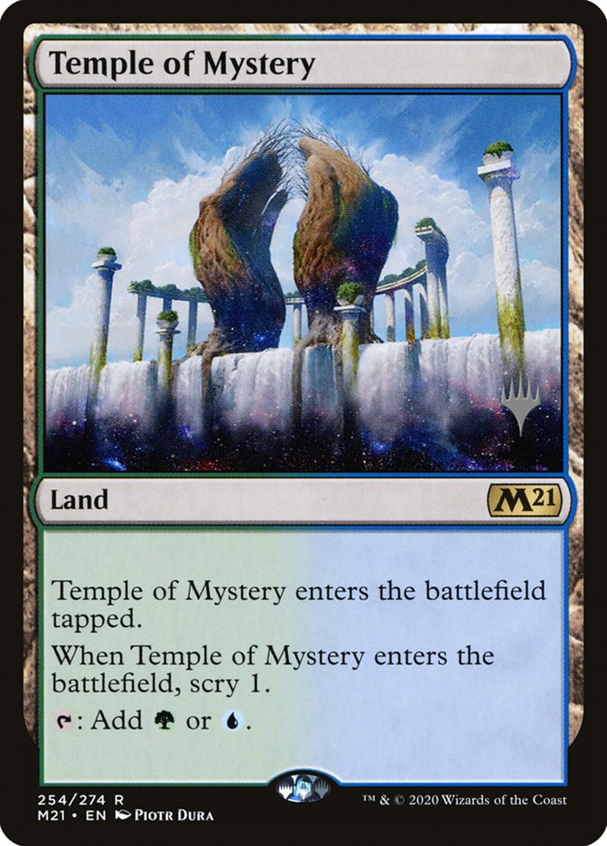 Temple of Mystery (Promo Pack) [Core Set 2021 Promos] | Exor Games Truro