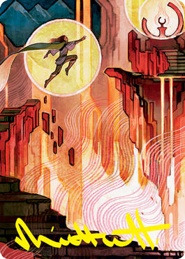Thrill of Possibility Art Card (Gold-Stamped Signature) [Strixhaven: School of Mages Art Series] | Exor Games Truro