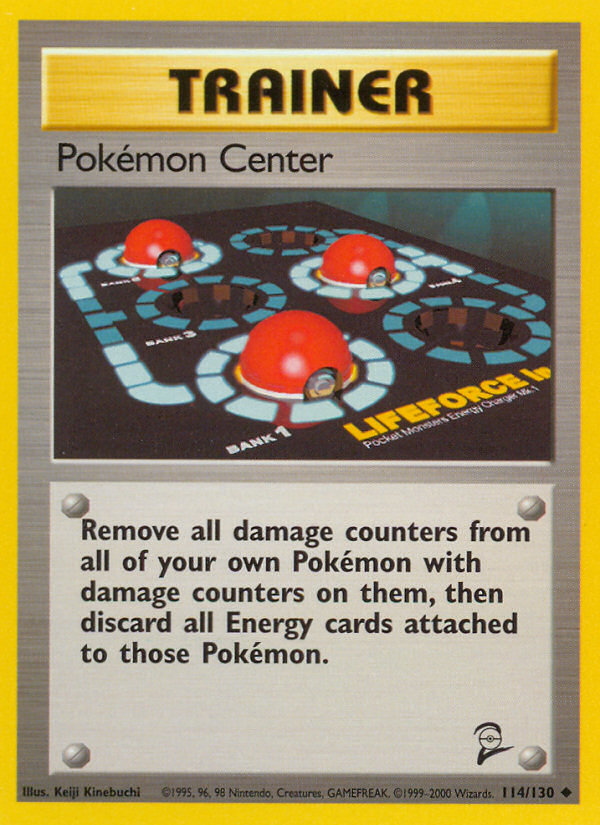Pokemon Center (114/130) [Base Set 2] | Exor Games Truro