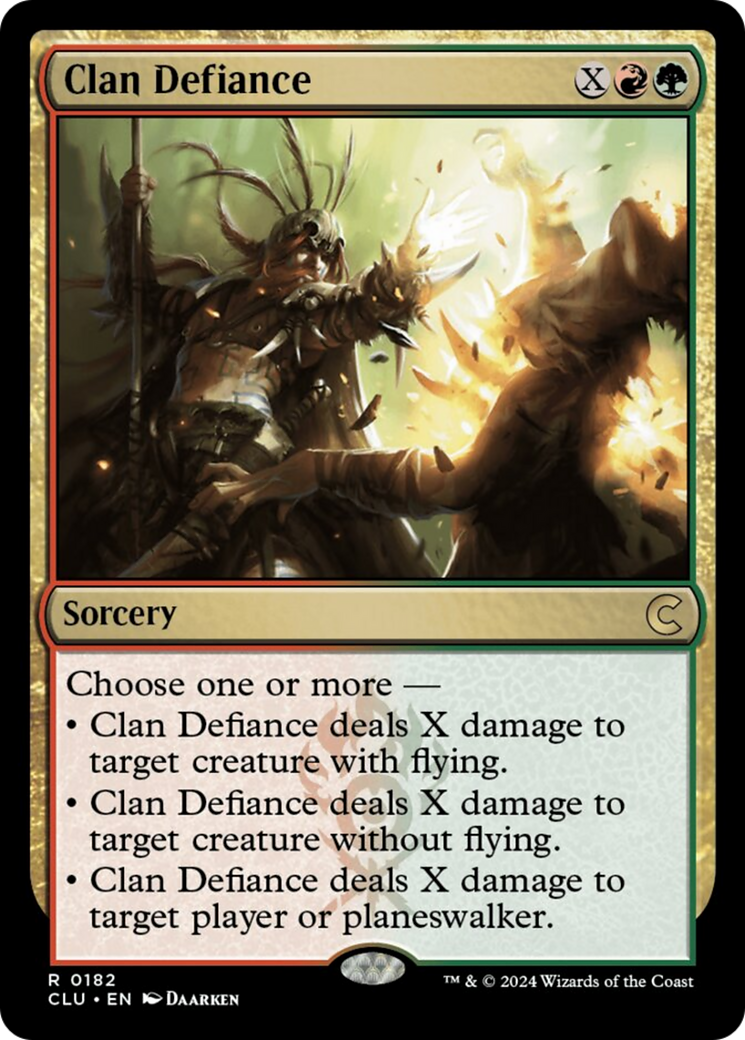 Clan Defiance [Ravnica: Clue Edition] | Exor Games Truro