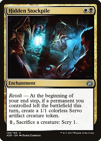 Hidden Stockpile [Aether Revolt] | Exor Games Truro