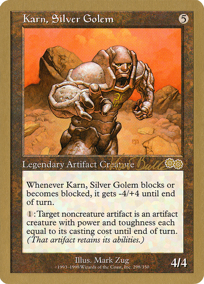 Karn, Silver Golem (Kai Budde) [World Championship Decks 1999] | Exor Games Truro