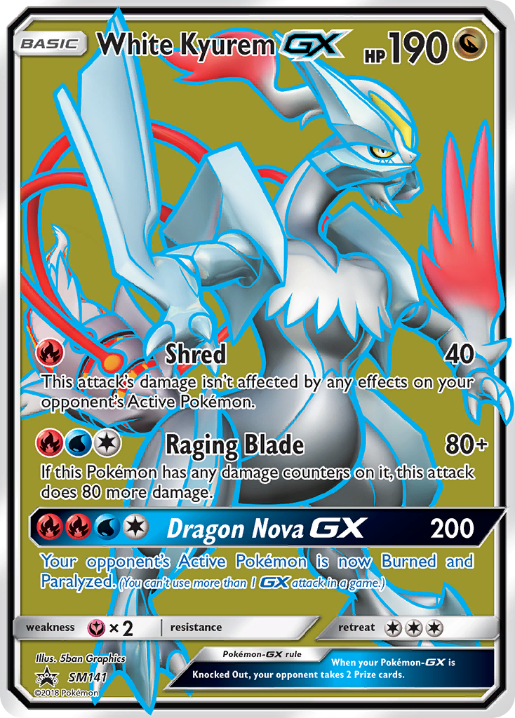 White Kyurem GX (SM141) [Sun & Moon: Black Star Promos] | Exor Games Truro