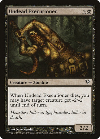 Undead Executioner [Avacyn Restored] | Exor Games Truro