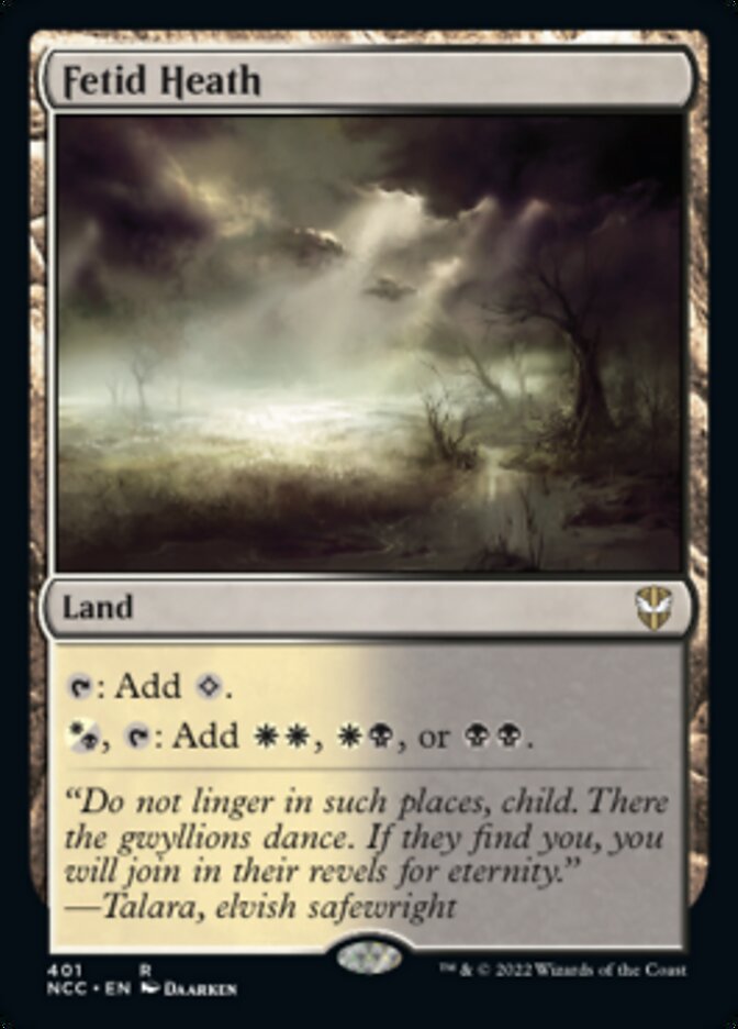 Fetid Heath [Streets of New Capenna Commander] | Exor Games Truro