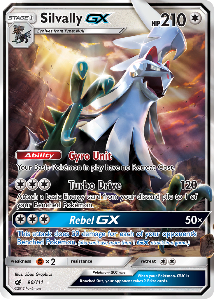 Silvally GX (90/111) [Sun & Moon: Crimson Invasion] | Exor Games Truro