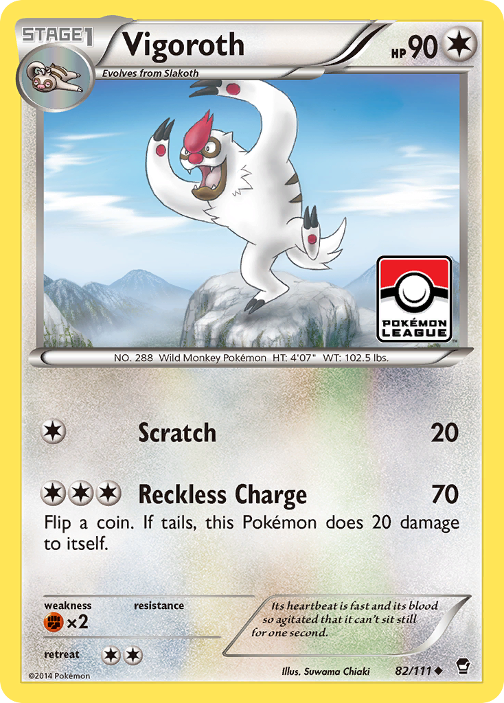 Vigoroth (82/111) [XY: Furious Fists] | Exor Games Truro