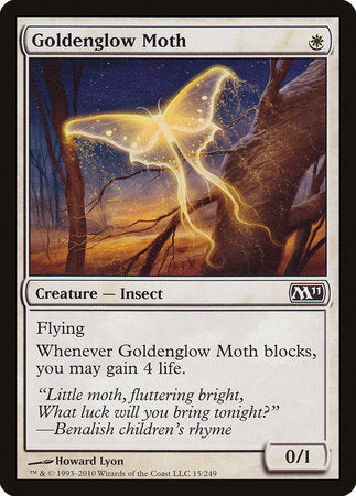 Goldenglow Moth [Magic 2011] | Exor Games Truro