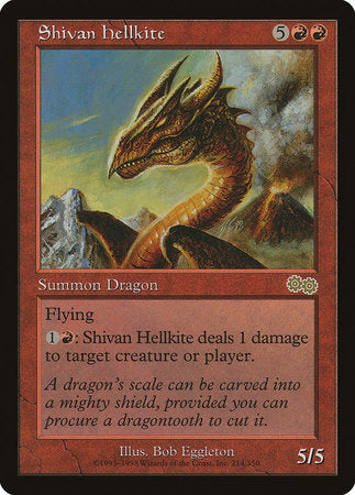 Shivan Hellkite [Urza's Saga] | Exor Games Truro