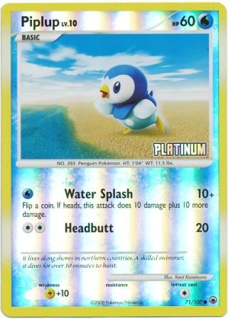 Piplup (71/100) [Burger King Promos: 2009 Collection] | Exor Games Truro