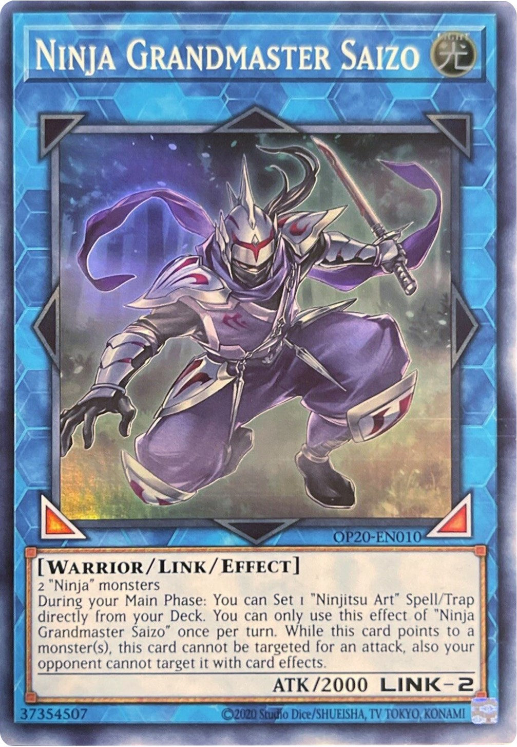 Ninja Grandmaster Saizo [OP20-EN010] Super Rare | Exor Games Truro