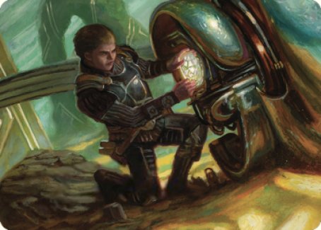 Urza, Powerstone Prodigy Art Card [The Brothers' War Art Series] | Exor Games Truro