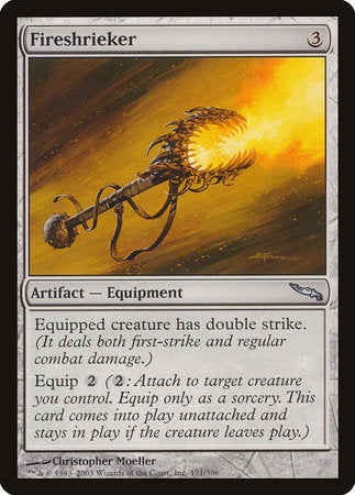 Fireshrieker [Mirrodin] | Exor Games Truro