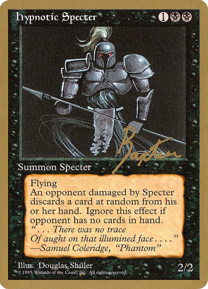 Hypnotic Specter (George Baxter) [Pro Tour Collector Set] | Exor Games Truro