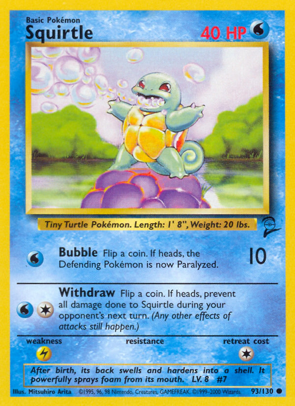 Squirtle (93/130) [Base Set 2] | Exor Games Truro