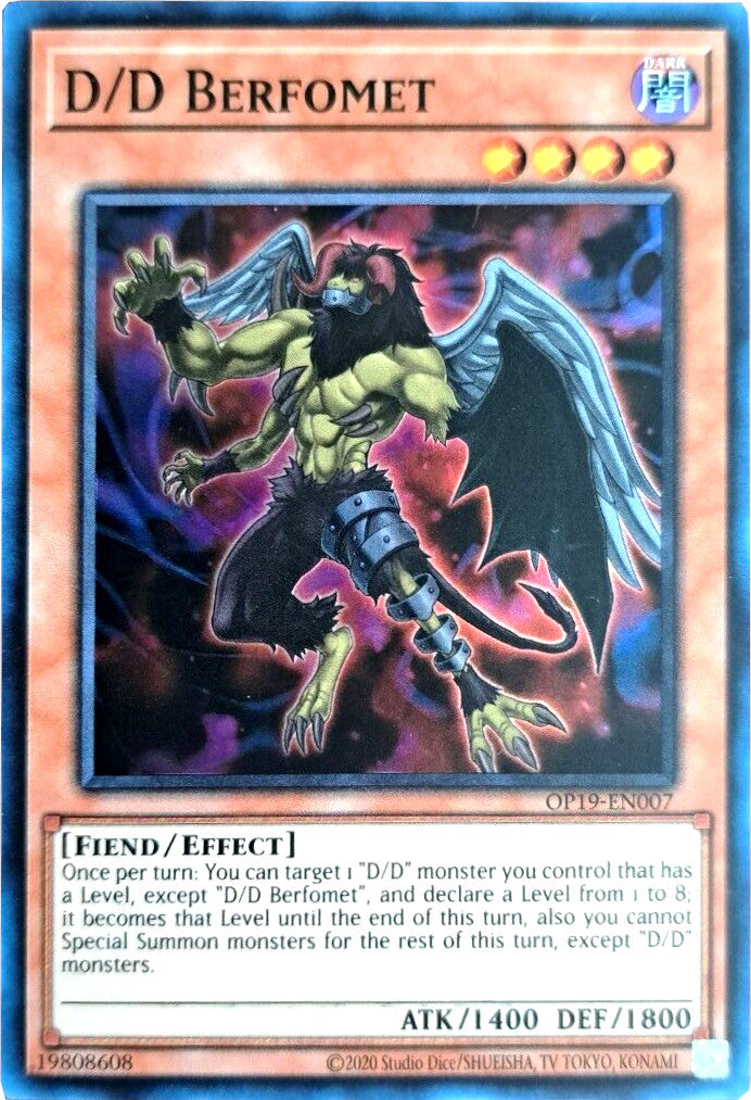 D/D Berfomet [OP19-EN007] Super Rare | Exor Games Truro