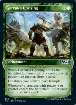 Garruk's Uprising (Showcase) [Core Set 2021] | Exor Games Truro
