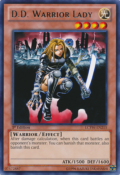 D.D. Warrior Lady [LCYW-EN215] Rare | Exor Games Truro