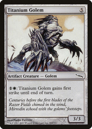 Titanium Golem [Mirrodin] | Exor Games Truro