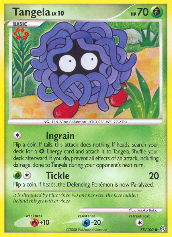 Tangela (78/100) [Diamond & Pearl: Stormfront] | Exor Games Truro