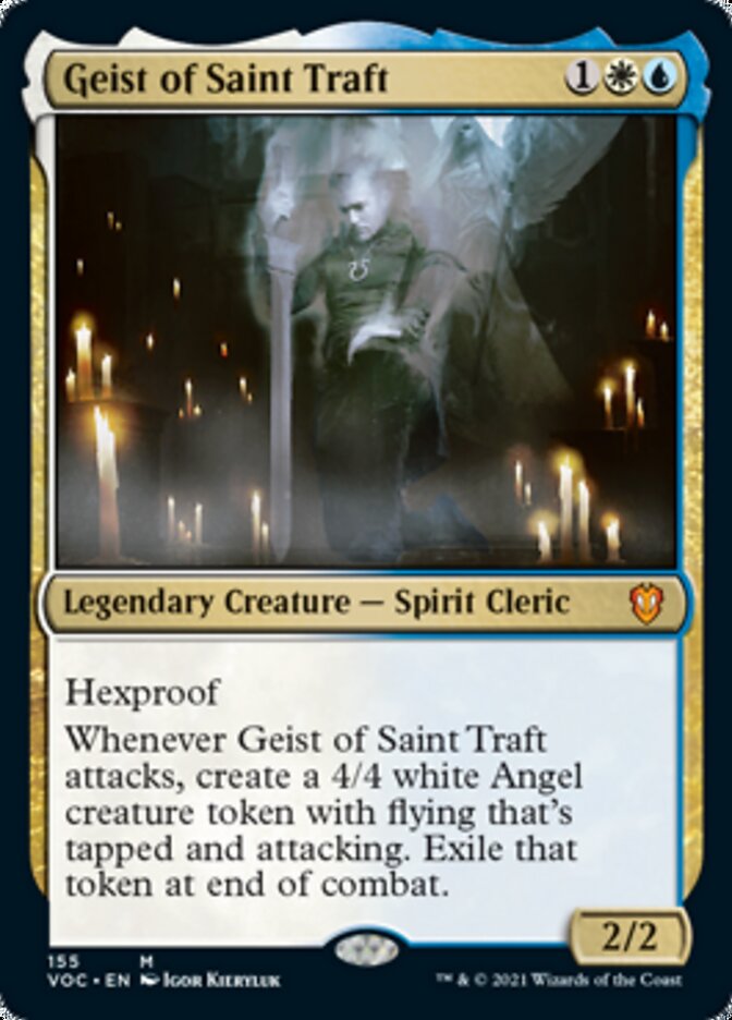 Geist of Saint Traft [Innistrad: Crimson Vow Commander] | Exor Games Truro