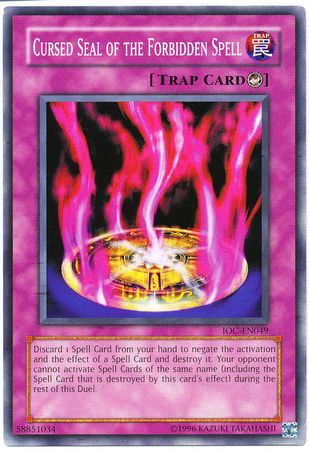 Cursed Seal of the Forbidden Spell [IOC-EN049] Common | Exor Games Truro