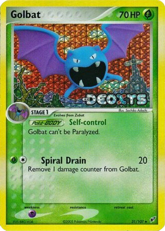 Golbat (31/107) (Stamped) [EX: Deoxys] | Exor Games Truro